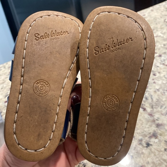 Baby Navy Salt Water Sandals - Picture 2 of 4